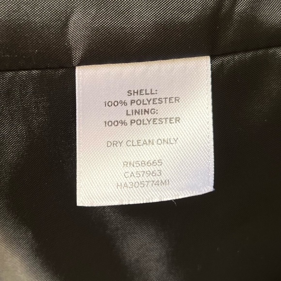 Halogen Zipper Open Drape Front Blazer Jacket Sz XS - Picture 5 of 5